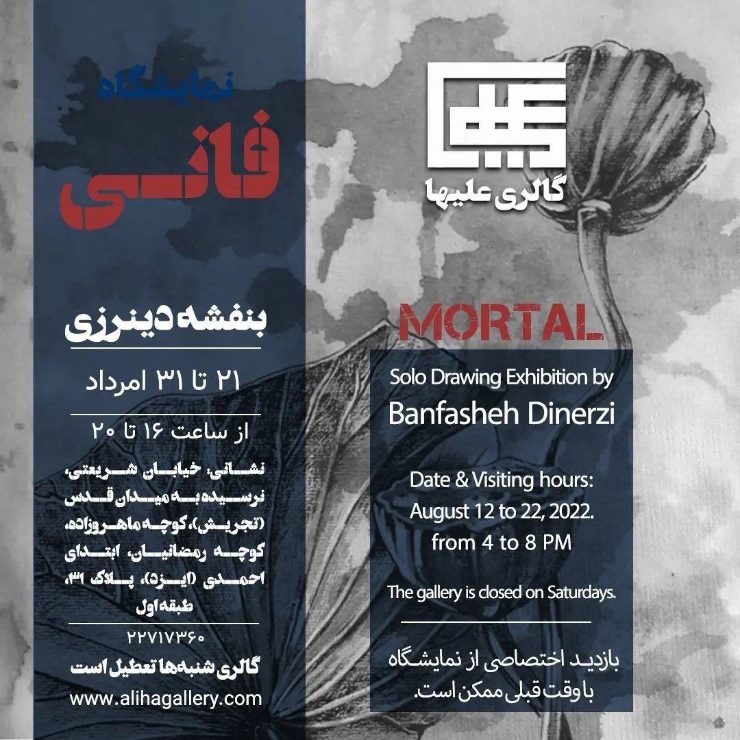 Mortal | Solo Drawing Exhibition by Banafsheh Dinerzi